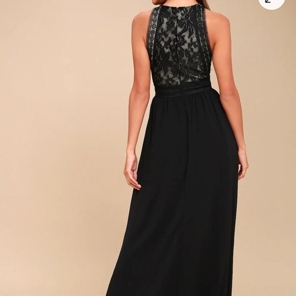 Lulus Forever and Always Black Maxi Dress - Picture 3 of 4